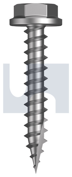 SCREW T17 HEX BARE C4 10-12 X 30 WIND SPRAY